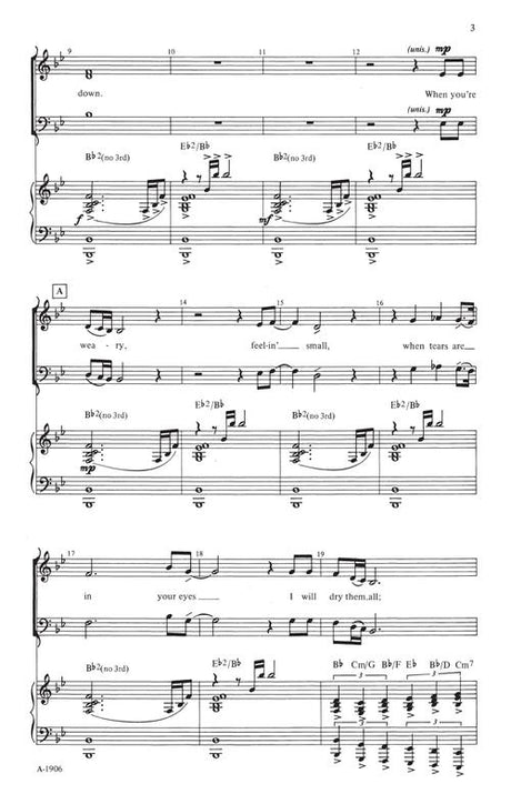bridge over troubled water satb kirby shaw sheet music