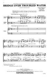 bridge over troubled water kirby shaw sheet music