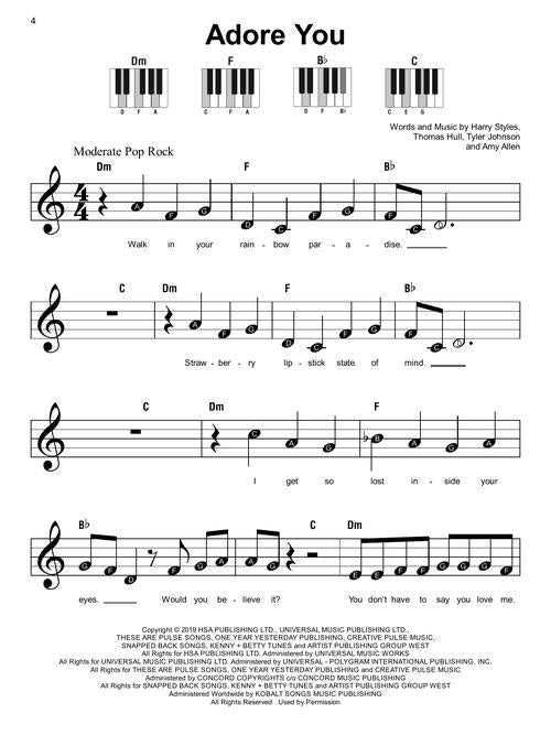 Chart Hits - Super Easy Songbook