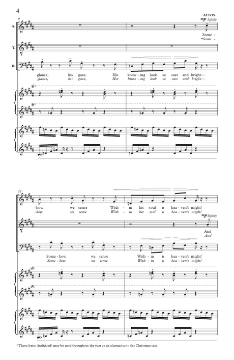 child of light by mack wilberg sheet music