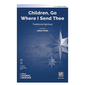 Children go where I send thee for christmas choir sheet music