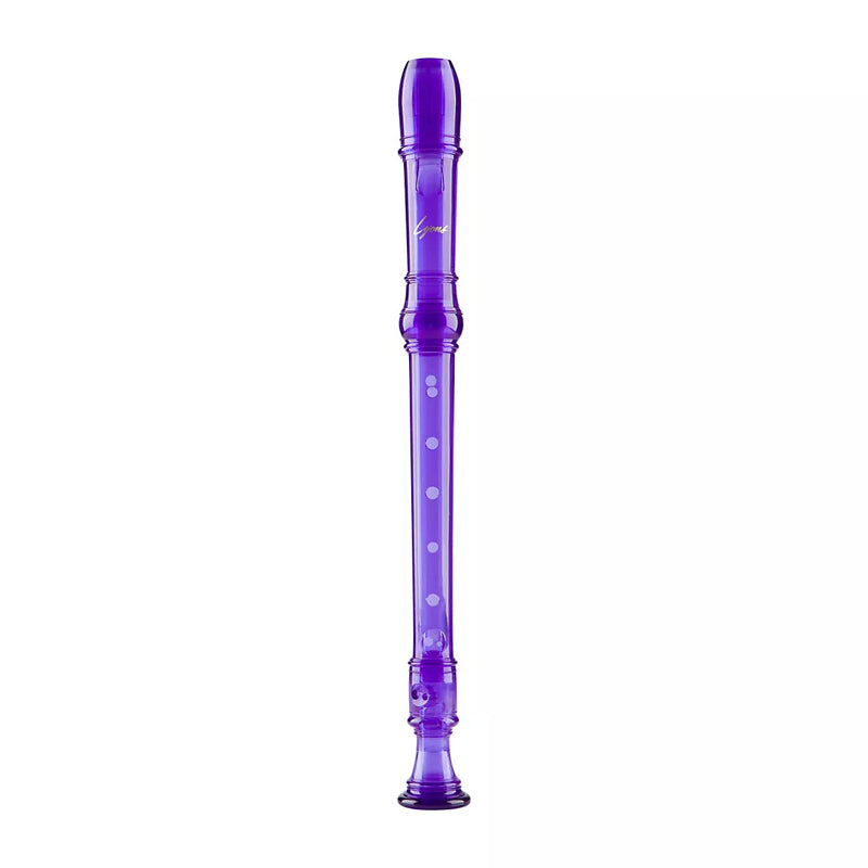 EastRock Flauta Dolce Soprano C Key Recorder Herramienta Alemana De 3 Piezas Para Principiante Estudiante Rosa Roja