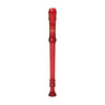 Red children’s flute for soprano recorder classrooms