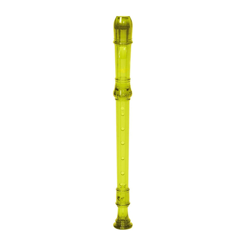 Yellow children’s flute for soprano recorder players