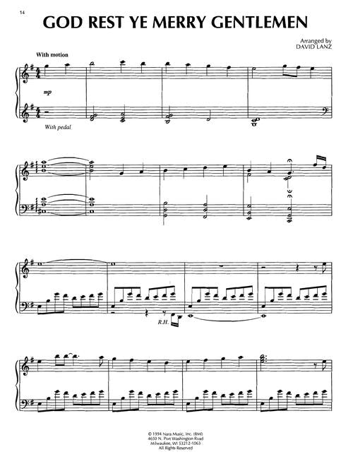 david lanz christmas evey sheet music piano new age