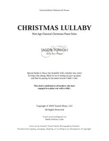 A Christmas Lullaby by Jason Tonioli – Intermediate Christmas Piano Solos