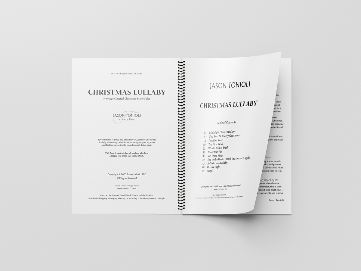 A Christmas Lullaby by Jason Tonioli – Intermediate Christmas Piano Solos