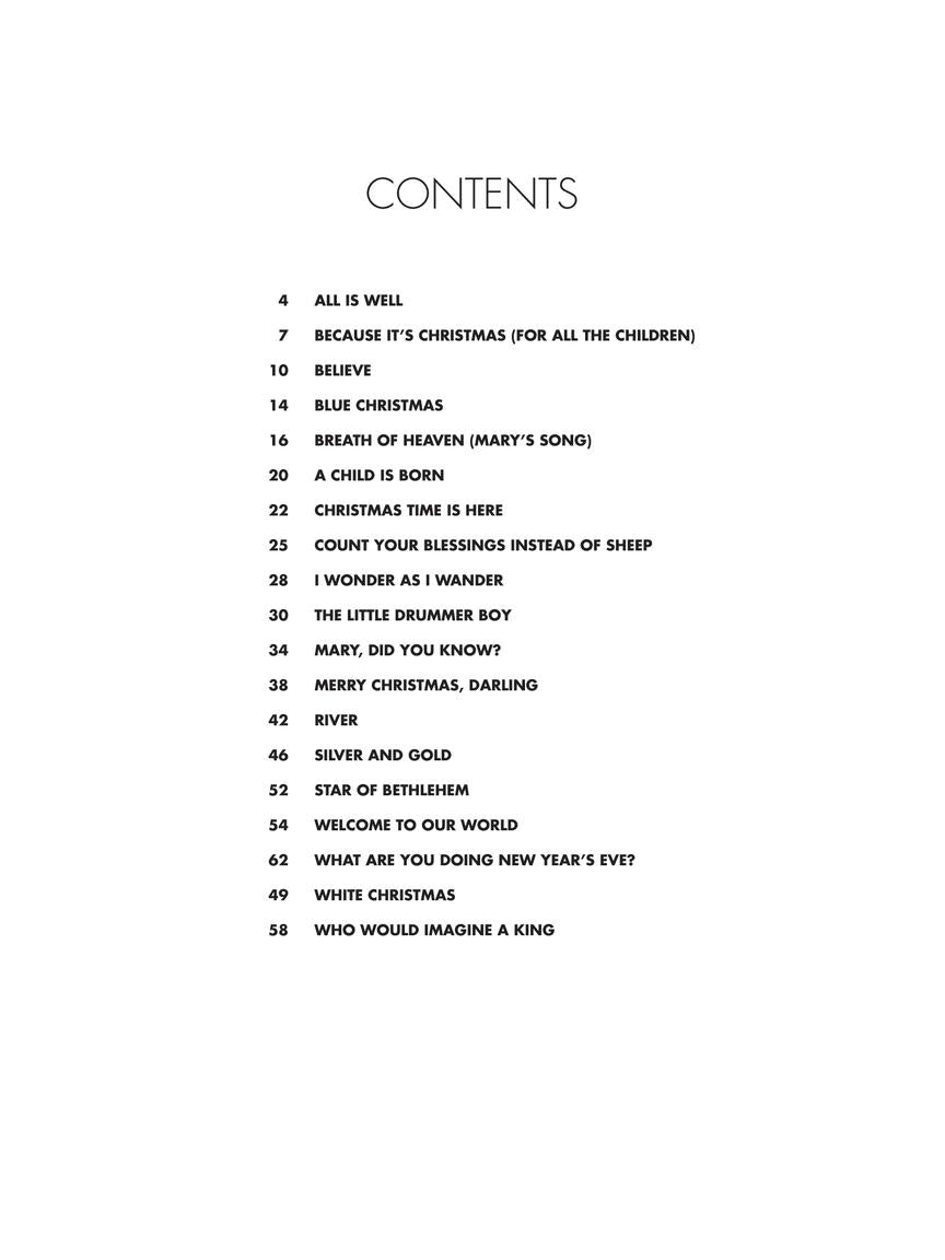 Christmas Sentiments: 19 Nostalgic Songs Arranged by Phillip Keveren