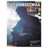 Guitar play-along book titled 'Christmas Songs' with a silhouette of a person playing guitar on the cover.