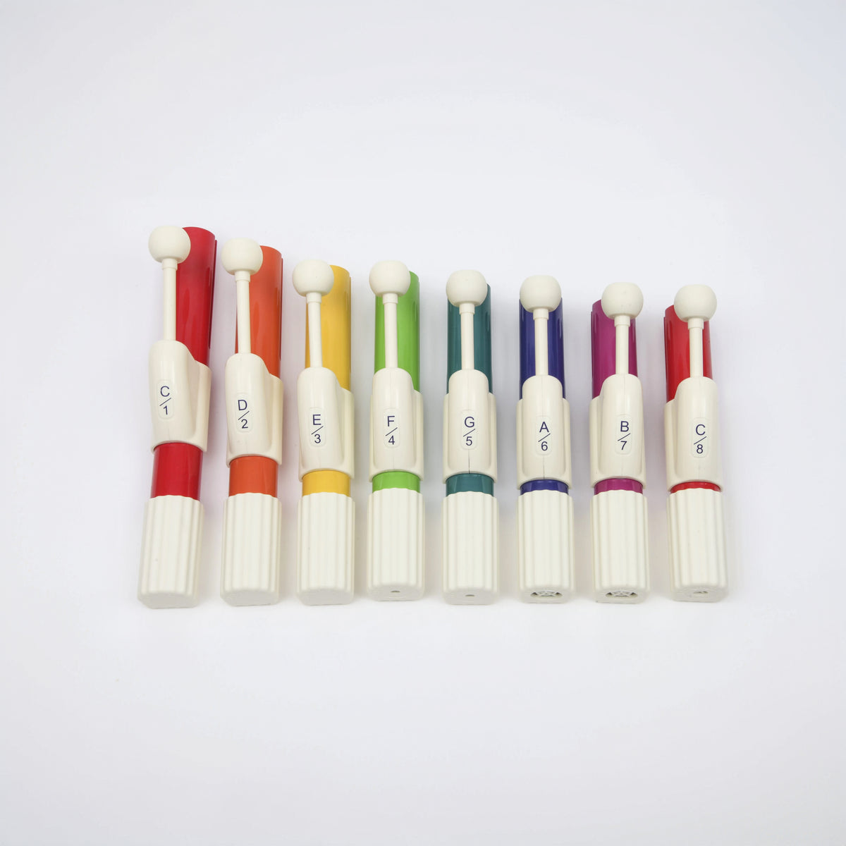Buy Hand Chimes | CHROMA-NOTES 8-Note C Major Diatonic Set – Teton Music
