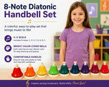 CHROMA-NOTES 8-note C Major Diatonic Desk Bell Set