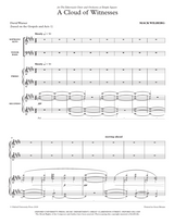 A cloud of witnesses by mack wilber sheet music sung by the tabernacle choir