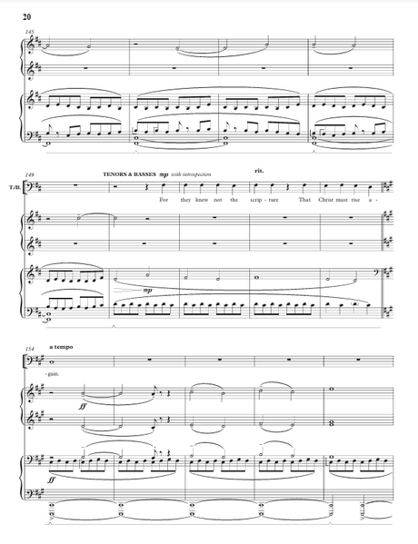 A cloud of witnesses by mack wilber sheet music sung by the tabernacle choir