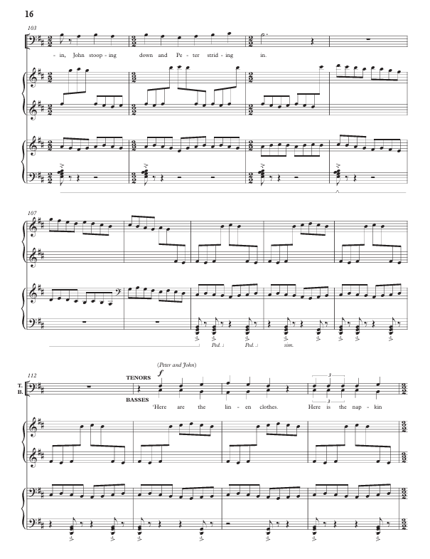 A cloud of witnesses by mack wilber sheet music sung by the tabernacle choir