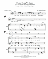 Come Come Ye Saints (SATB)