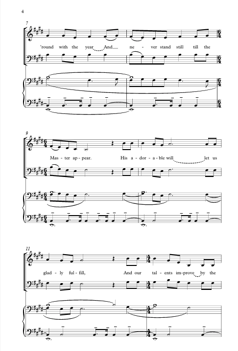 come let us anew mack wilberg choir sheet music