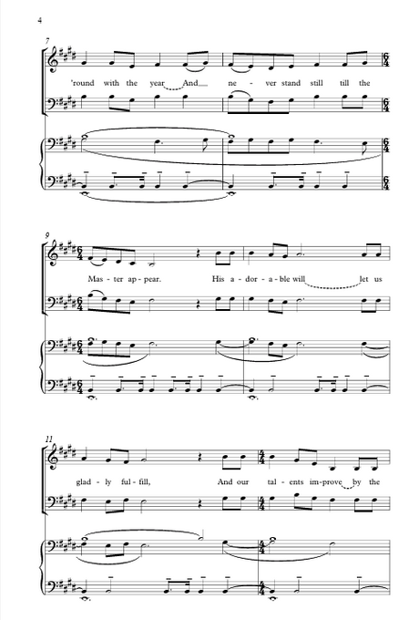 come let us anew mack wilberg choir sheet music