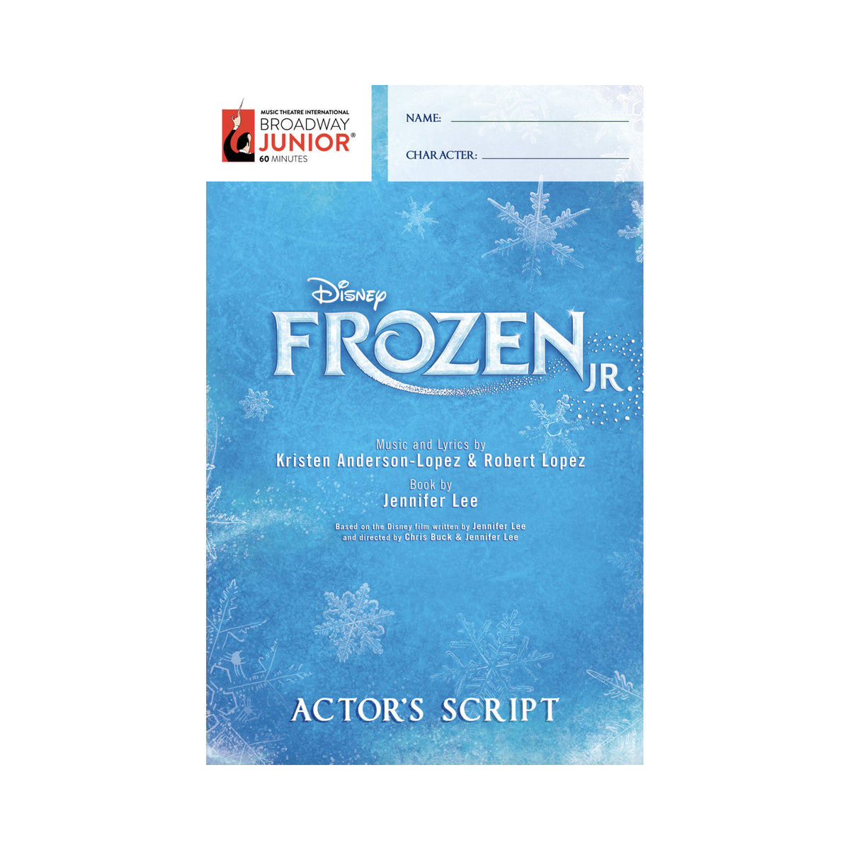 Frozen Jr Letters Disney's Frozen Jr Script (10 pack) | Broadway Jr Shows for Schools ...