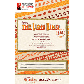 13 Script Junior Disney's The Lion King Jr Scripts | Musical Shows for Middle Schools ...
