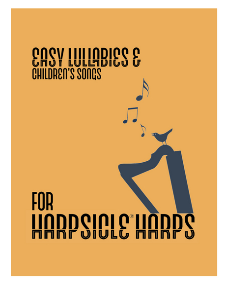 easy lullabies for lap harp sheet music for beginners