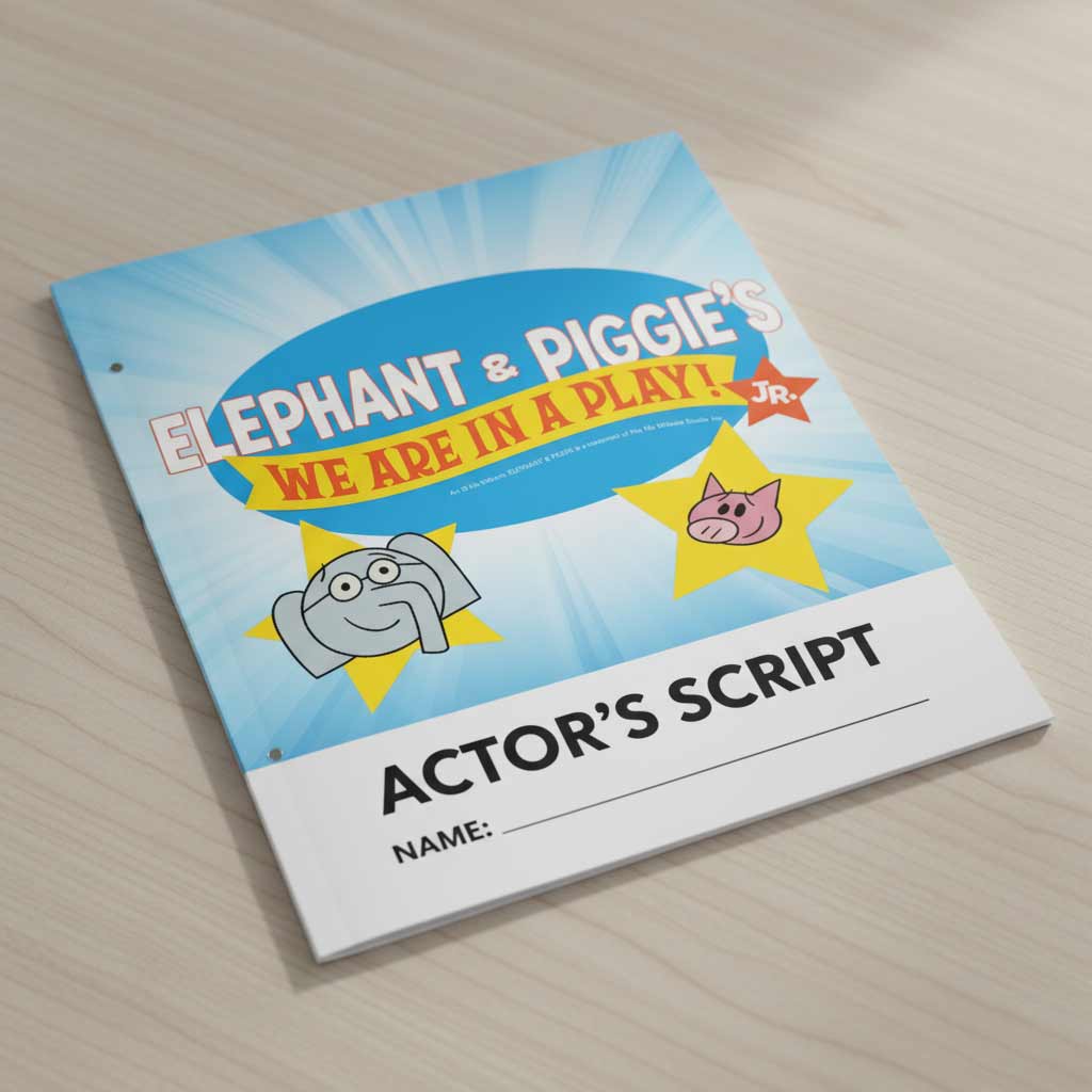 Pink Elephant Script Elephant & Piggie Jr Script (10 pack) | Musical Shows for Schools ...