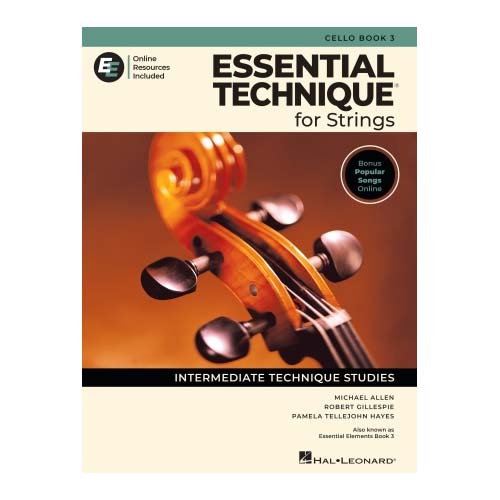 Essential Technique for Strings – Cello Book 3 with Online Resources
