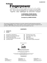 Fingerpower Christmas: 10 Seasonal Piano Solos with Technique Warm-Ups