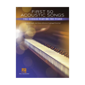first 50 acoustic songs for piano sheet music