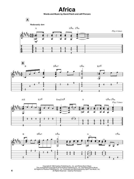 First 50 songs you should play on solo guitar sheet music book