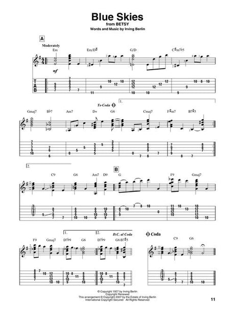 First 50 songs you should play on solo guitar sheet music book