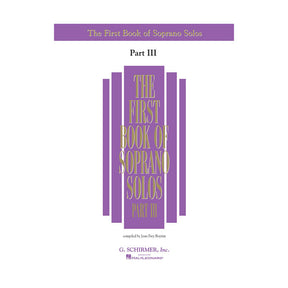 first book of soprano solos for voice sheet music