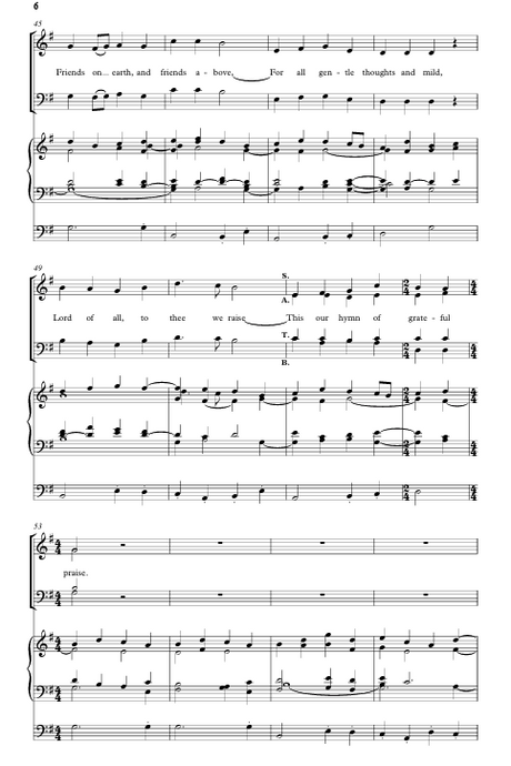 for the beauty of the earth by mack wilberg choir sheet music sung by tabernacle choir