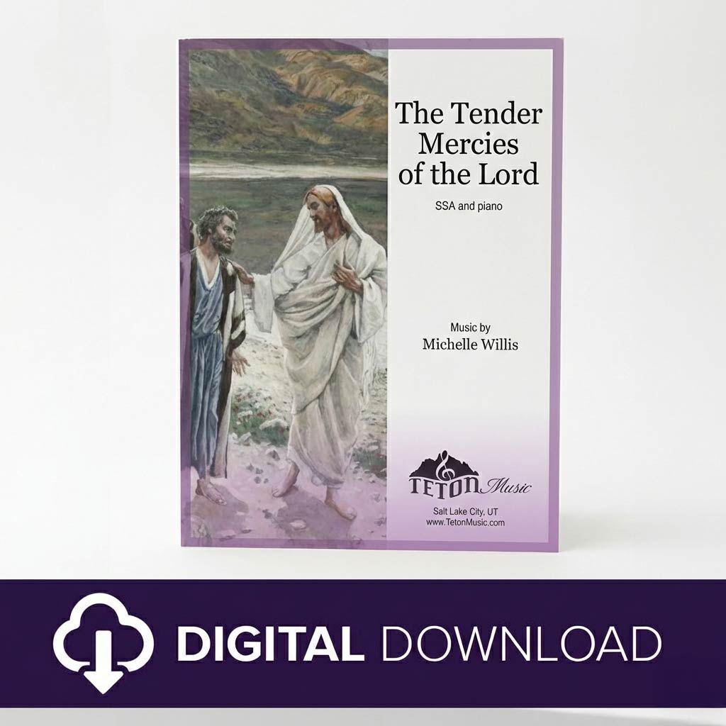 Free LDS sheet music for tender mercies of the lord by David bednar