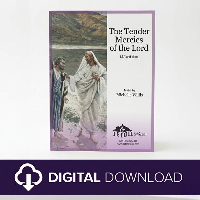 Free LDS sheet music for tender mercies of the lord by David bednar