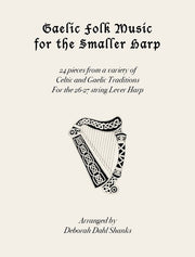 Gaelic folk lap harp sheet music for celtic songs