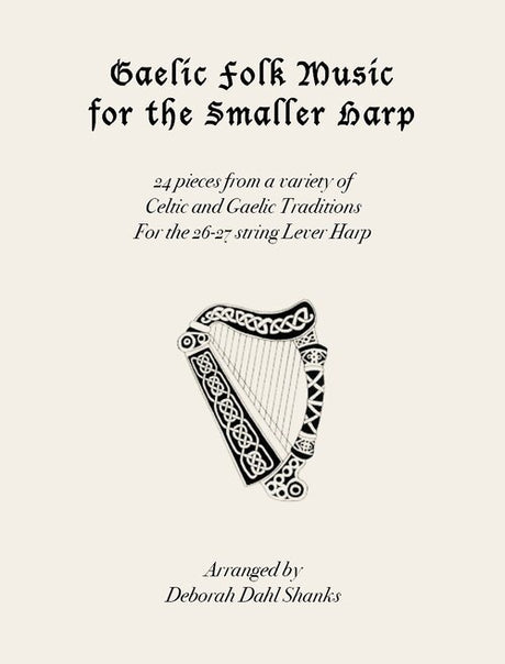 Gaelic folk lap harp sheet music for celtic songs