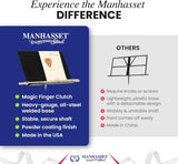 See and experience the Manhasset music stand difference chart