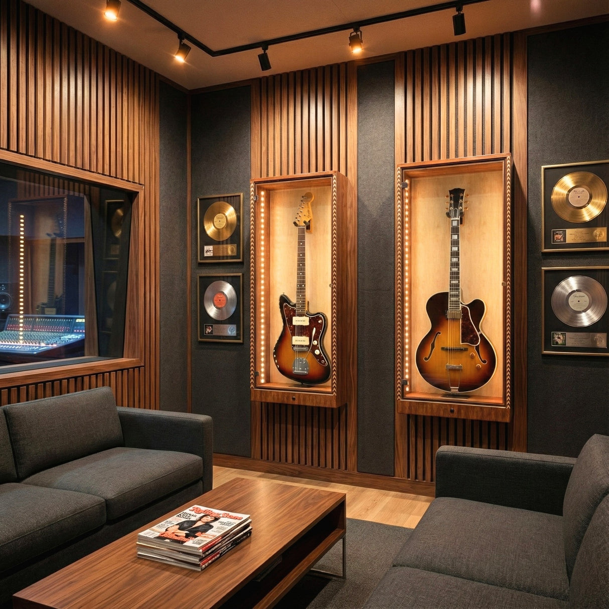 The ShowCase Deluxe Guitar Display Case