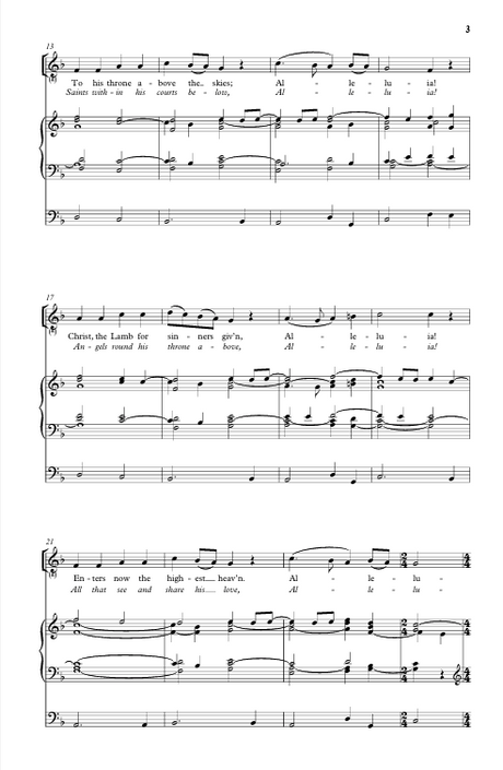 praise the lord and hail the day that sees him rise by mack wilberg sheet music