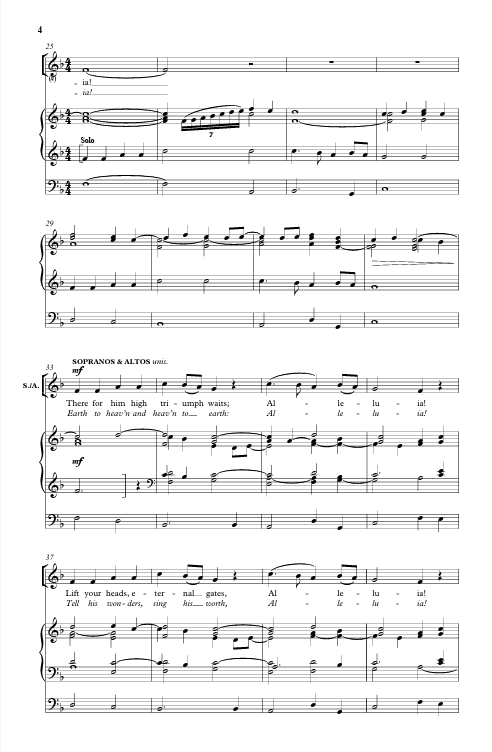 praise the lord and hail the day that sees him rise by mack wilberg sheet music