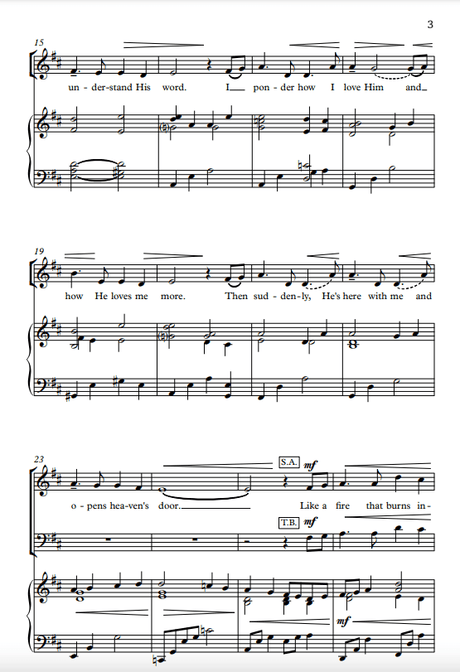 hear him sheet music by ryan murphy from the tabernacle choir