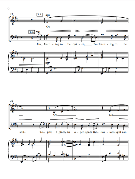 hear him sheet music by ryan murphy from the tabernacle choir