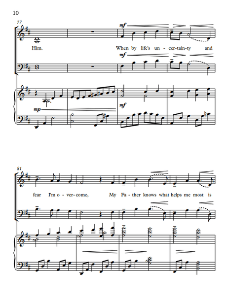 hear him sheet music by ryan murphy from the tabernacle choir