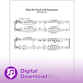 Help me teach with inspiration hymn harmonization