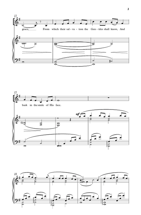 his voice as the sound by mack wilberg for choir sheet music