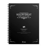 Black notebook with 'Hollow Knight Piano Collections' branding on a white background