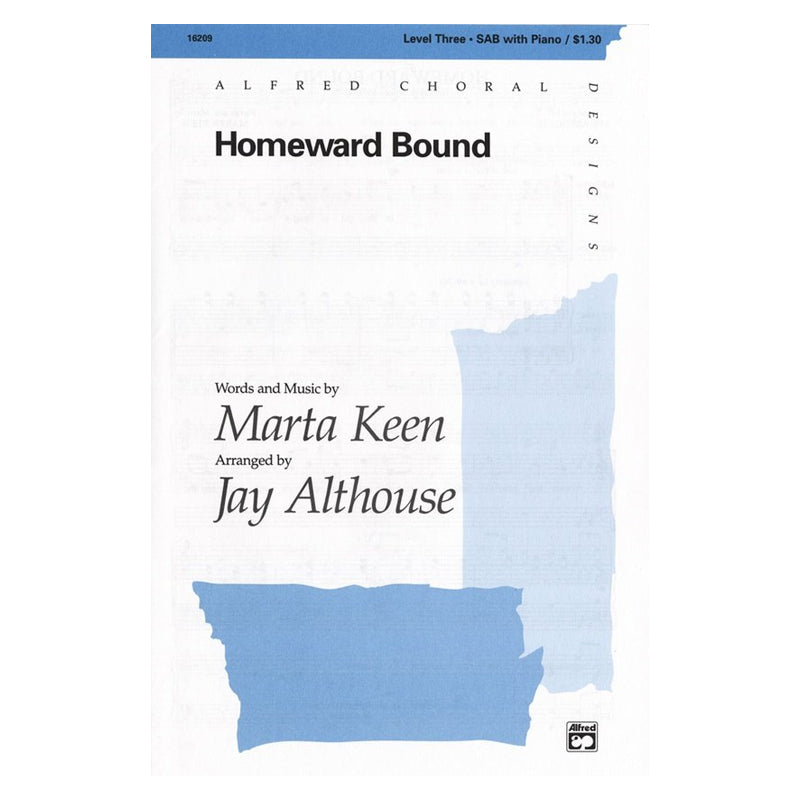 homeward bound choir sheet music for sab