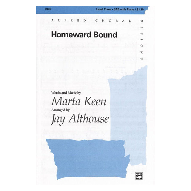 homeward bound choir sheet music for sab