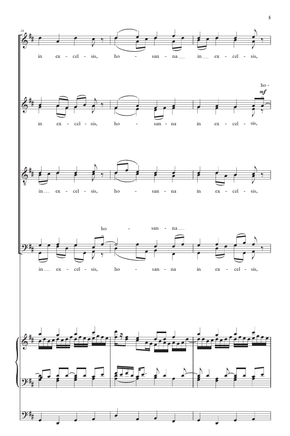 Hosanna in Excelsis – Mack Wilberg | Pachelbel Canon in D SATB Choir