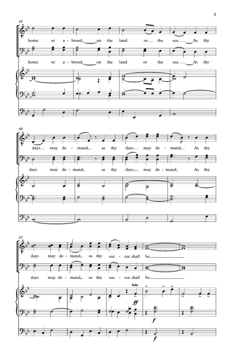how firm a foundation sung by tabernacle choir sheet music by mack wilberg